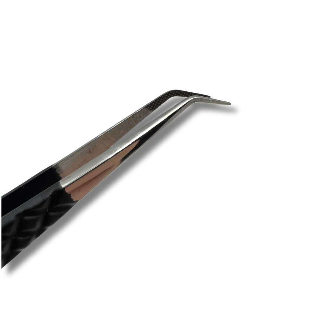 Fibre Tip 45 Degree Angled Tweezer