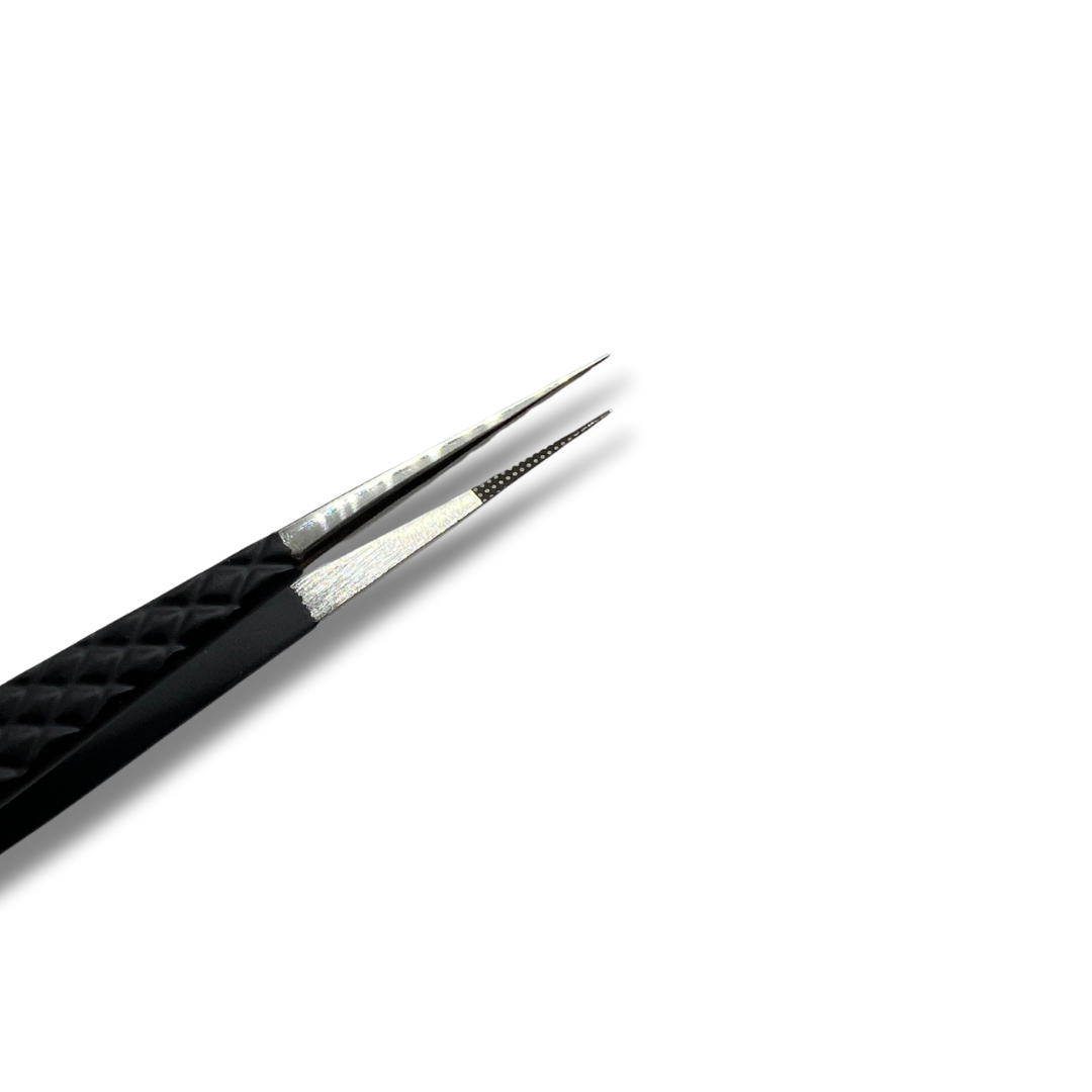 Fibre Tip Long Handle Straight Isolation Tweezer